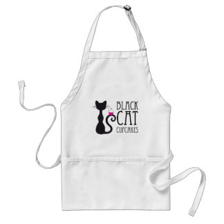 Black Cat Bakery Logo Merchandise Standard Apron