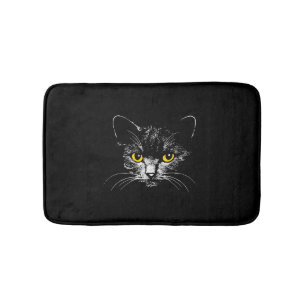 Black Cat                             Bath Mat