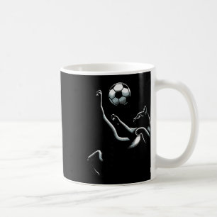 Black Cat Bicycle Kick - Soccer Fans Women Men Kid Coffee Mug