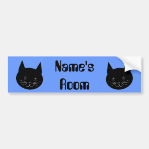 Black Cat Bumper Sticker