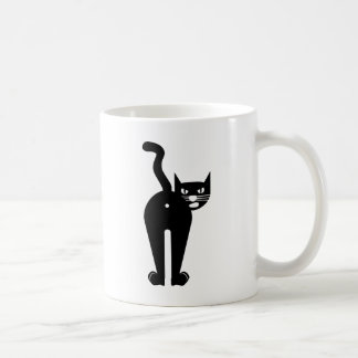 Black Cat butt hole Coffee Mug