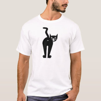 Black Cat butt hole T-Shirt