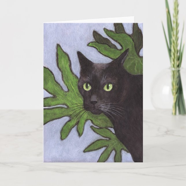 Black Cat Card (Front)
