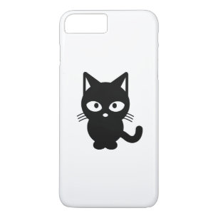 Black cat cartoon iPhone 8 plus/7 plus case