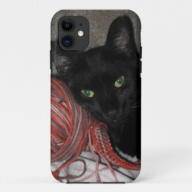 Black Cat Case-Mate iPhone Case (Back)