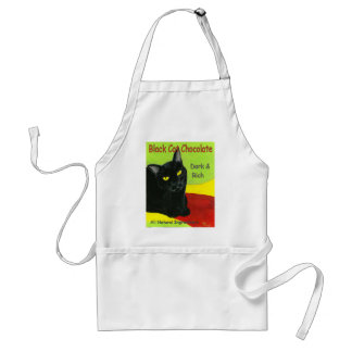 Black Cat Chocolate, Dark and Rich Standard Apron