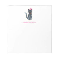 Black Cat Christmas Notepads
