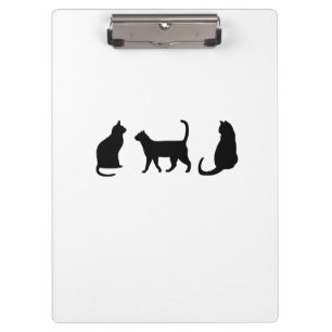 Black Cat Clipboard