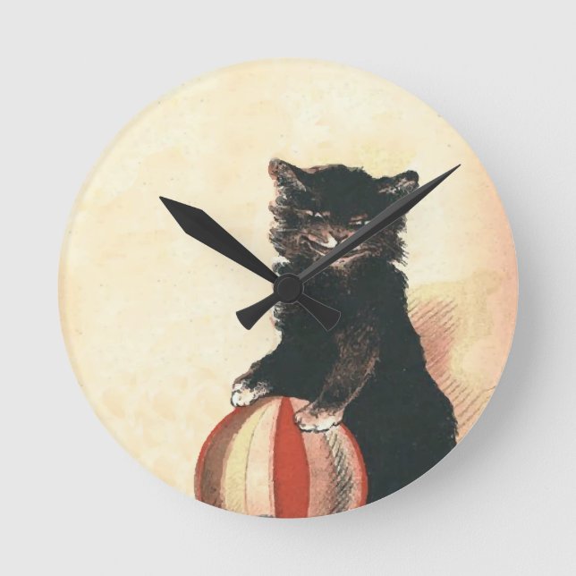 Black Cat Clock (Front)