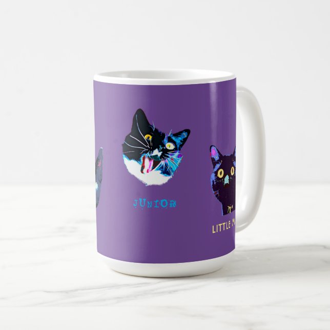 Black Cat Club Mug (Front Right)