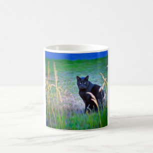 Black Cat Coffee Mug