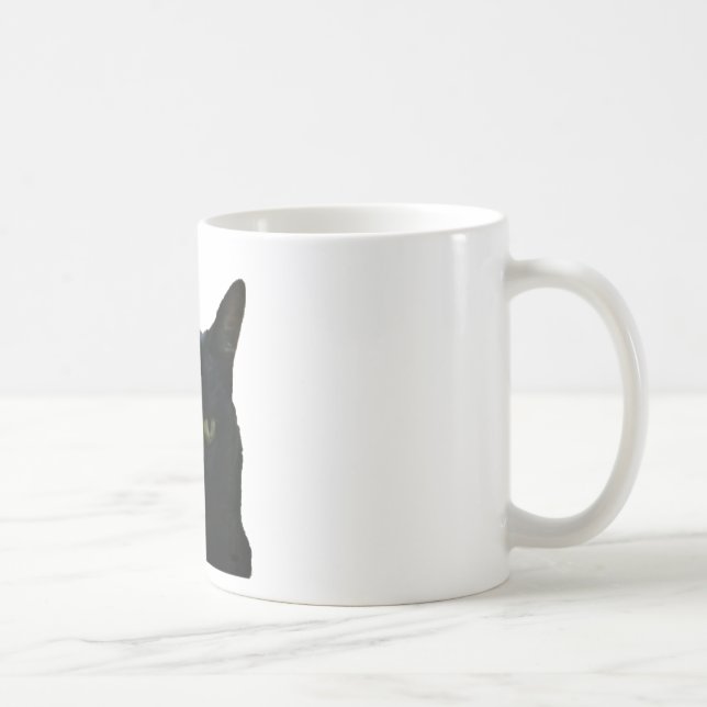 Black Cat Coffee Mug (Right)