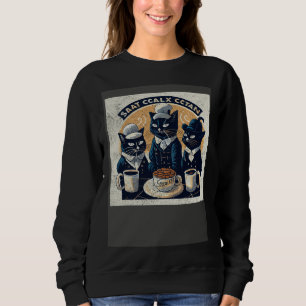 Black Cat Coffee Squad Sweatshirt