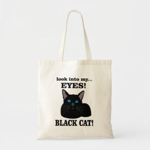 Black Cat Crazy Cat Lady Black Cat Tote Bag