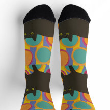 Black Cat Crew Socks