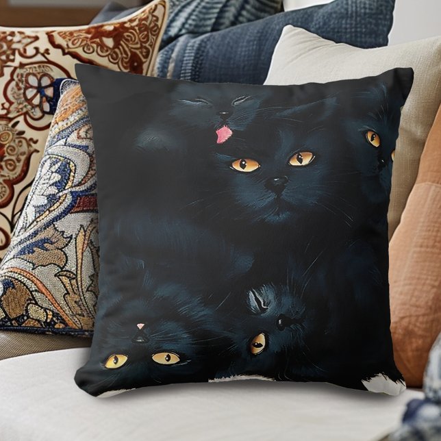 Black Cat Cuddle Cushion (Creator Uploaded)