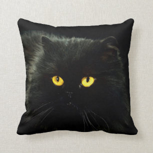 Black Cat Cushion