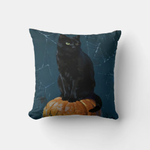 Black Cat Cushion