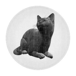 Black Cat Cutting Board