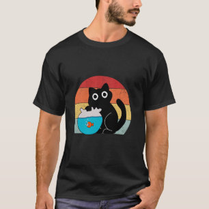 black Cat dad black cat attitude cat parent cat cu T-Shirt