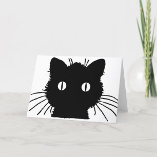 Black cat - E.G. Lutz Card