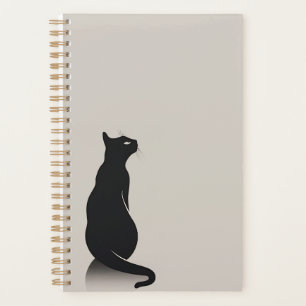 Black Cat Ecru Planner