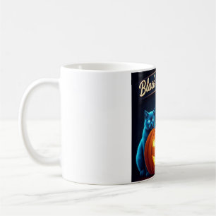 Black Cat Energy Halloween Mug 🎃