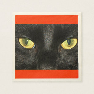 Black Cat Eyes Napkin