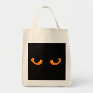 BLACK CAT EYES TOTE BAG