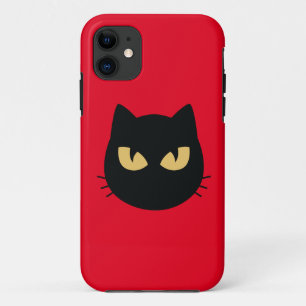 Black Cat face iPhone 11 Case