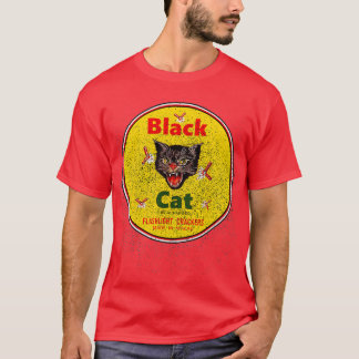 Black Cat firecrackers  T-Shirt