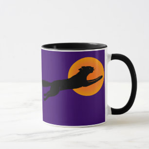 Black Cat Flying School Vintage Coffee Mug