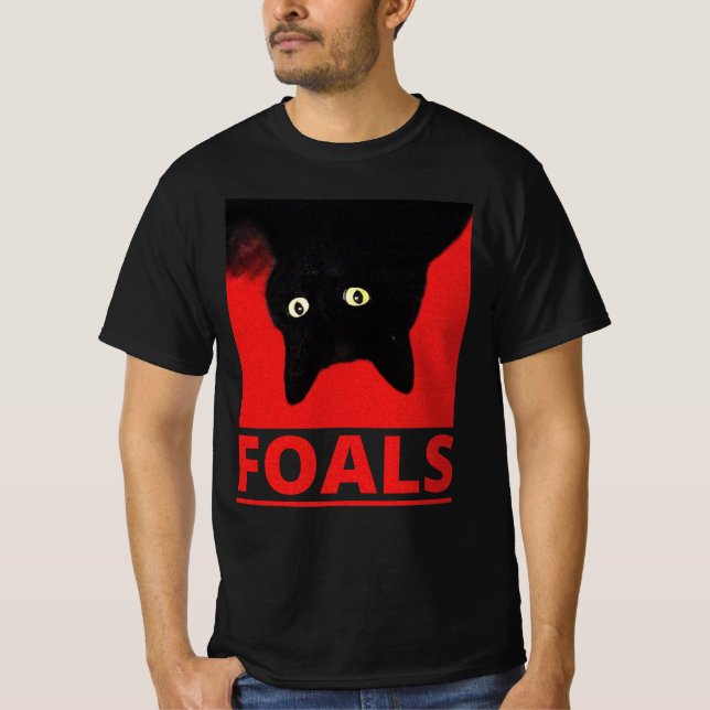 Black Cat Foals Tour 2019 TShirt, Black Cat Shirt (Front)