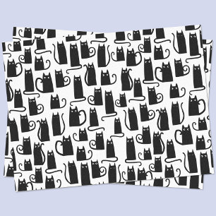 Black Cat Fun Tissue Paper