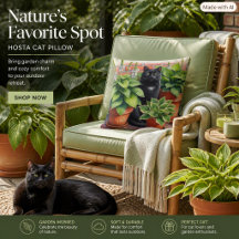 Black Cat Garden Outdoor Patio