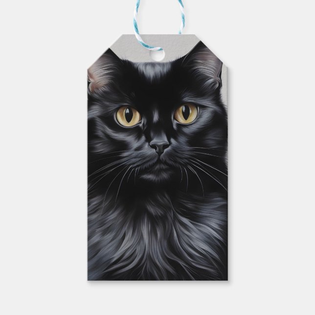 Black Cat Gift Tags (Front)