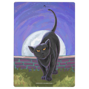 Black Cat Gifts & Accessories Clipboard