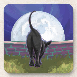 Black Cat Gifts & Accessories Coaster