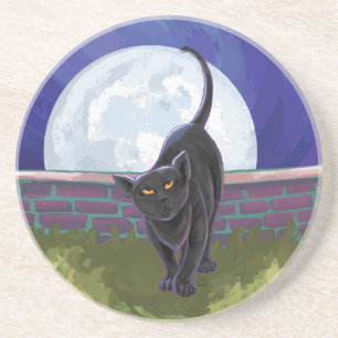 Black Cat Gifts & Accessories Coaster