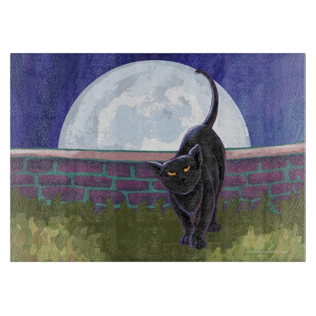 Black Cat Gifts & Accessories Cutting Board (Front)