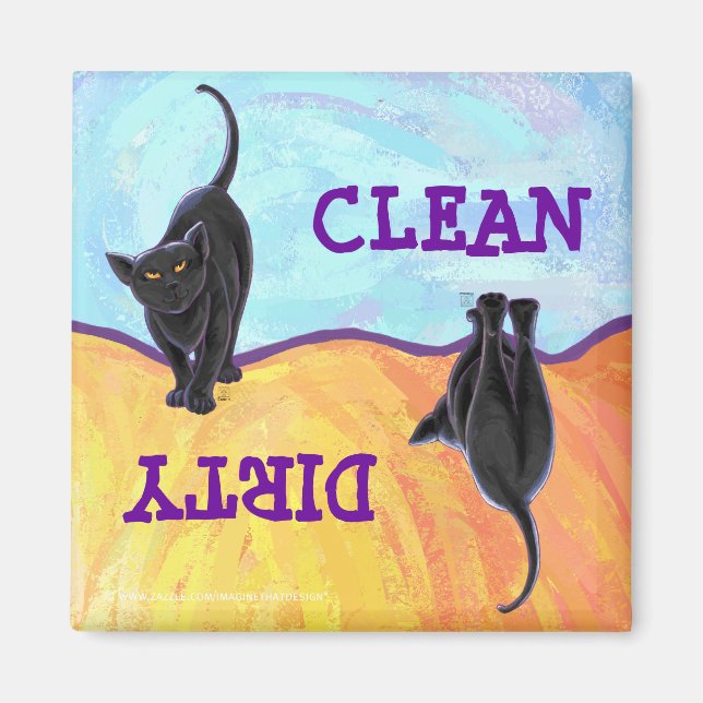 Black Cat Gifts & Accessories Magnet (Front)