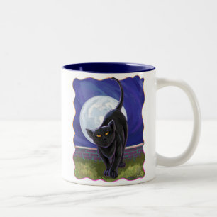 Black Cat Gifts & Accessories Two-Tone Coffee Mug