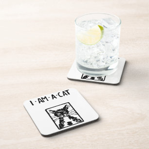 Black Cat Gifts Coaster