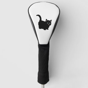 black cat golf head cover