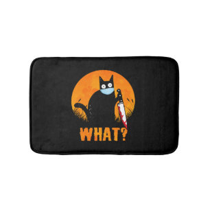 Black Cat Halloween Black Cat Halloween - Bath Mat