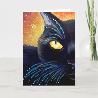 black cat, halloween, card, My Kahlyopee Card