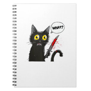 Black Cat Halloween Costume Witchcraft Spider Web Notebook