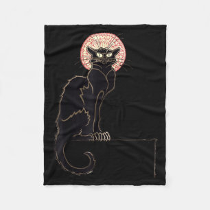 Black Cat Halloween Funny Cat Lovers Gift Black Y Fleece Blanket