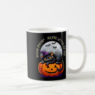 Black Cat Halloween Funny Pumpkin Costume Gift  Coffee Mug