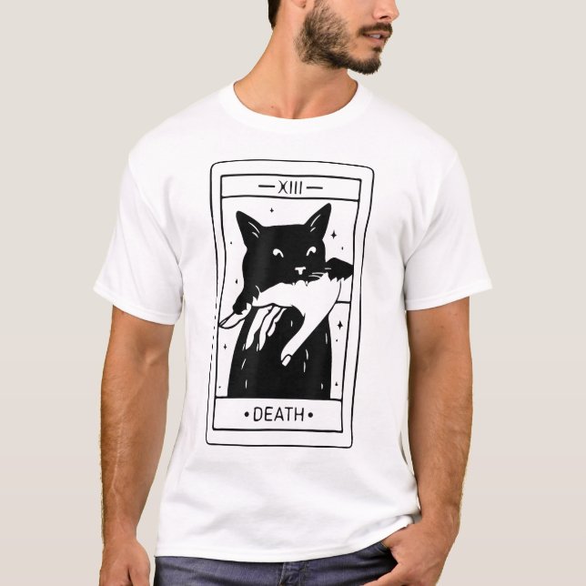 Black Cat Halloween Gift For Men Women Kid  T-Shirt (Front)